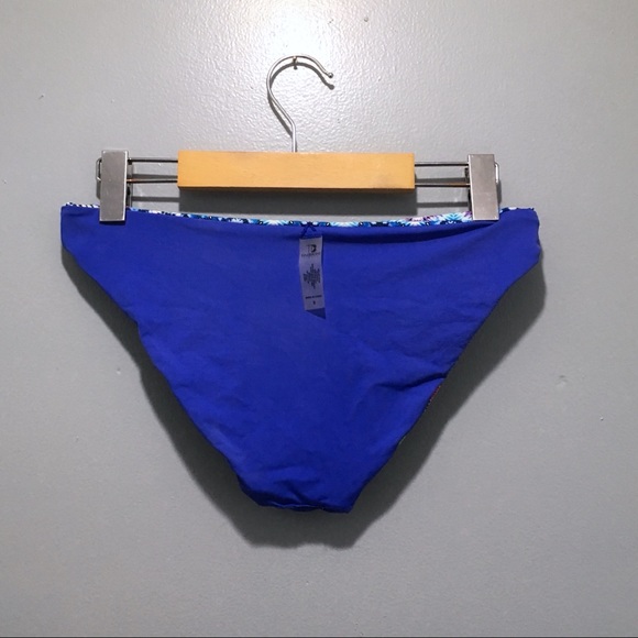TiniBikini Reversible Blue 2 Piece Halter Bikini - Picture 6 of 8